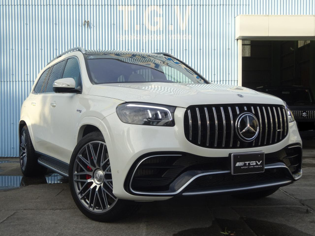 GLS AMG GLS63 4マチックプラス (ISG搭載モデル) 4WD 左H!カーボンインテリア/白革シ...