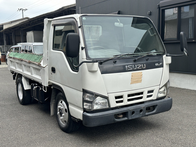 エルフ  2t ダンプ 低床 新明和