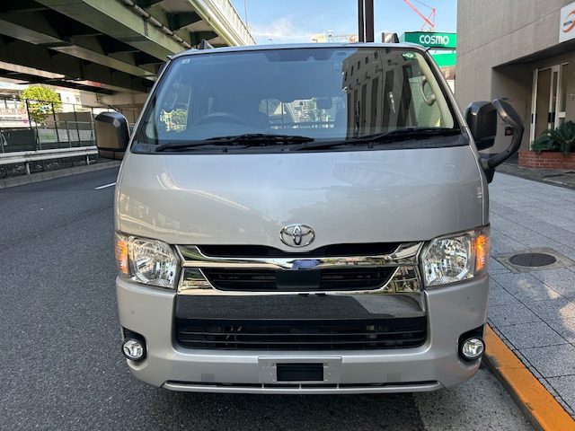 ハイエースバン2.8 DX ロング ディーゼルGLパッケージ・ルーフキャリア・ラダー付