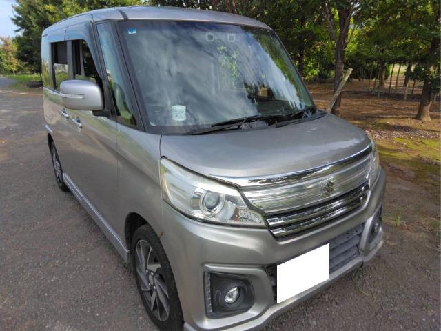 スペーシアカスタムXS ターボ デュアルカメラブレーキサポート 4WDナビ クルコン シートヒーター