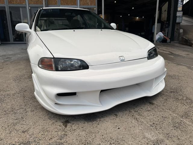 ホンダ シビック EG6 5速 社外エアロ 社外エキマニ エンジンカバー再