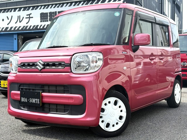 スペーシアハイブリッド(HYBRID) G スズキセーフティサポート非装着車スマートキー ナビTV Bカメラ ETC