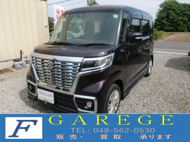 スペーシアカスタム ハイブリッド(HYBRID)  GS ナビ&TV、プッシュスタート、