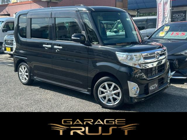 タントカスタムX片側パワスラ 社外ナビ Bカメラ ETC