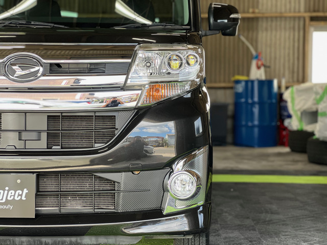 ダイハツ タントカスタム X ガラスコーティング施工済み 車検2年付き