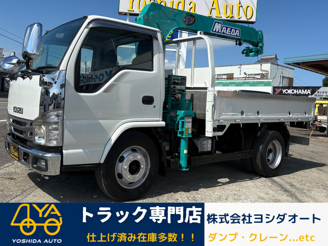 エルフ  3.75t 3段クレーンラジコン付き
