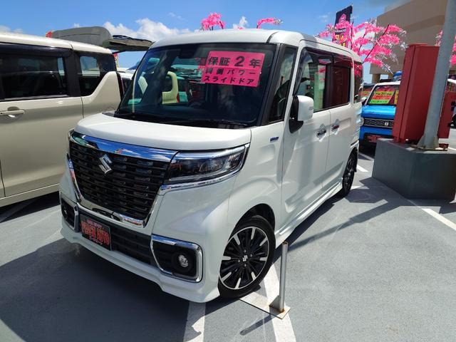 スペーシアカスタム ハイブリッド(HYBRID)  XS バックカメラ 両側電動スライドドア
