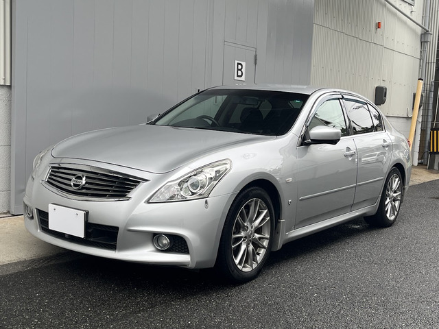 スカイライン3.7 370GT タイプSP黒革シート/柿本改マフラー/ACC