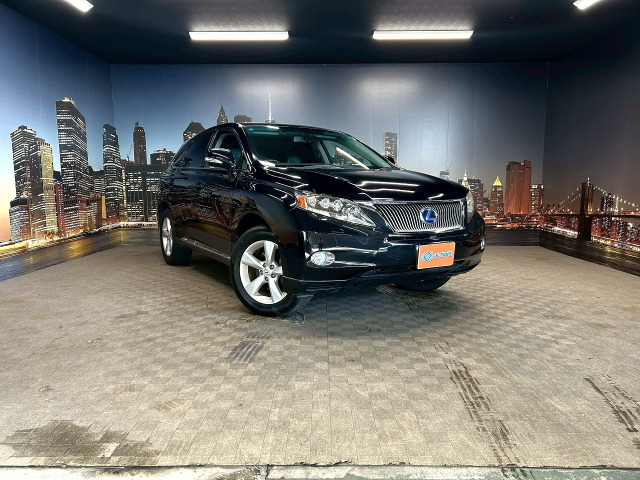 RX450h バージョンLサンルーフ 黒本革 純正HDDナビ