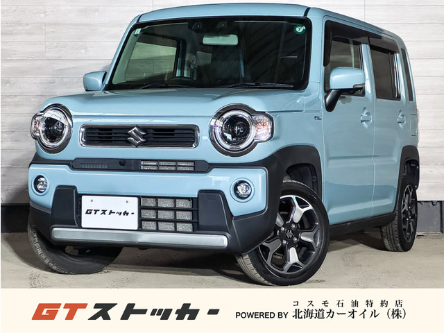 ハスラーハイブリッド(HYBRID) X 4WDワンオーナー 純正9型ナビTV 全方位
