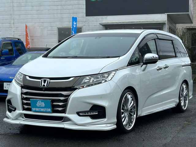 オデッセイ2.4 アブソルート ホンダ センシング純正ナビフルセグTV 両側パワスラ 車高