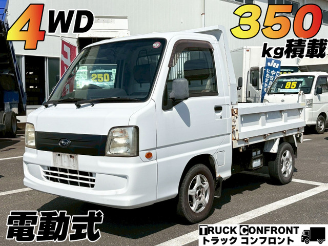 サンバートラック4WD走行距離3.4万Km本体価格15.5万 スバル サンバートラック JA 三方開 4WD 5速マニュアルの中古車