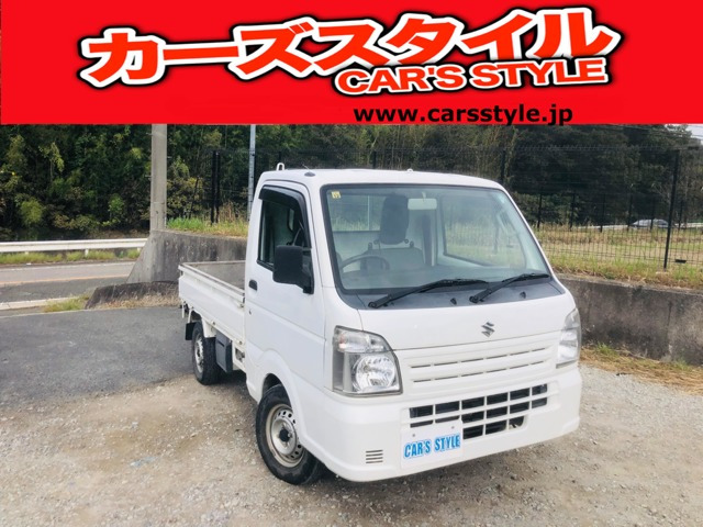 キャリイKC エアコン パワステ 4WDKCエアコン・パワステ 3方開 4WD 4WD ETC サイドバイザー付き