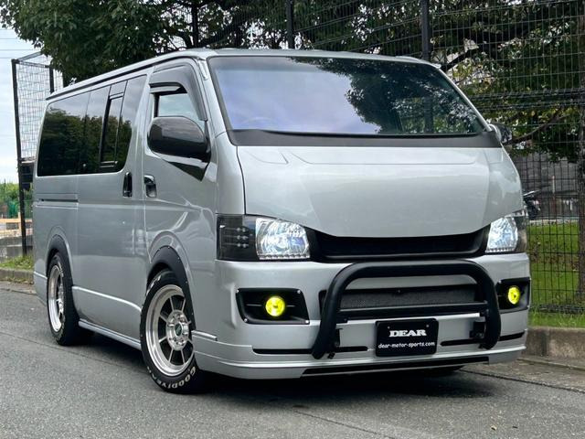 ハイエースバン2.5 スーパーGL ロング ディーゼル社外アルミホイール 社外マフラー