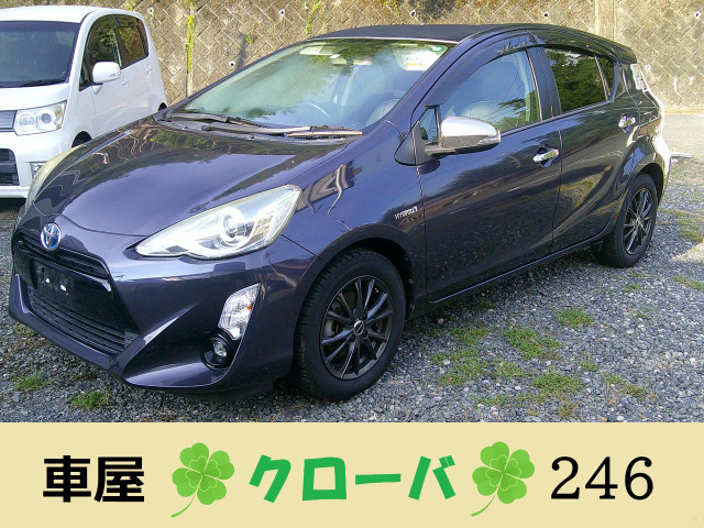 アクア1.5 G ブラックソフトレザーセレクション9インチナビ バックカメラ ETC