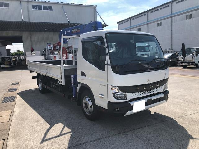 キャンター クレーン 超ロング 未使用車 3.3t積載