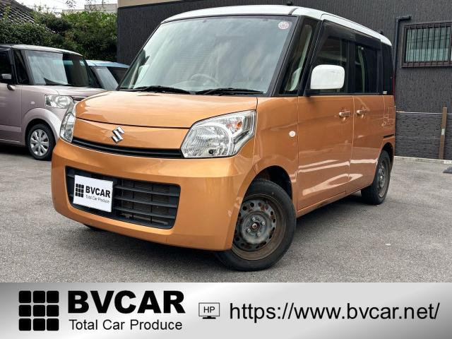 スペーシアX片側電スラ 白ツートン ナビ ETC