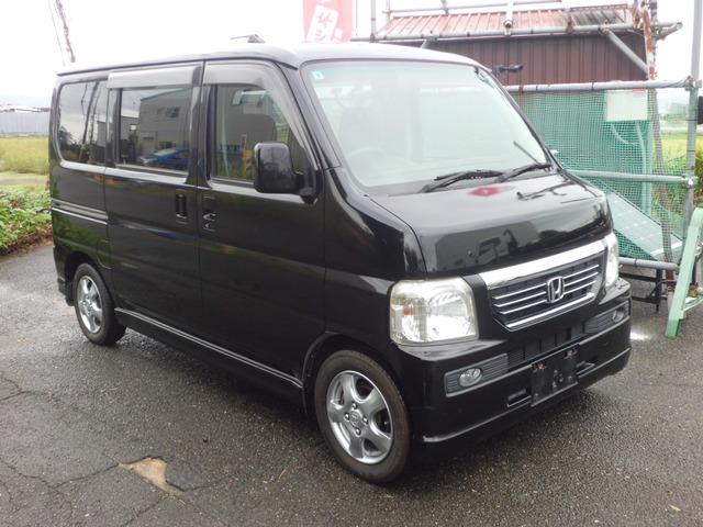 ホンダ バモス L ターボ ローダウン 禁煙車純正エアロSDナビBカメラ の