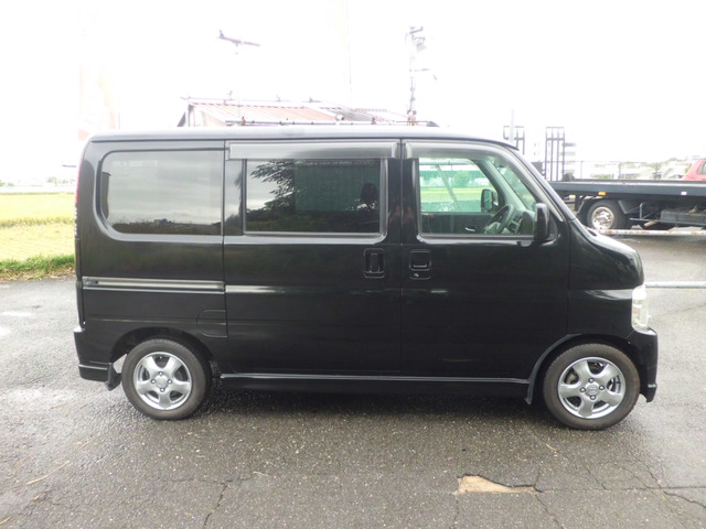 ホンダ バモス L ターボ ローダウン 禁煙車純正エアロSDナビBカメラ の