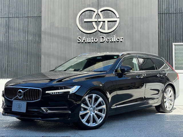 V90T8 ツインエンジン AWD インスクリプション 4WD禁煙車 パノラマSR 純正ナビ
