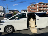 ヴェルファイア 2.5 V サイドリフトアップシート 福祉車両 両側Pドア ハーフレザーシ...