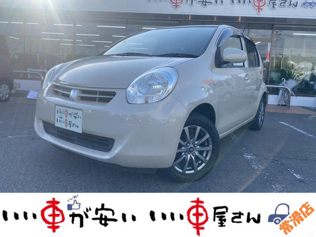 パッソ 1.0 X クツロギ 禁煙☆スマキ―☆ナビTV☆アルミ☆バイザ