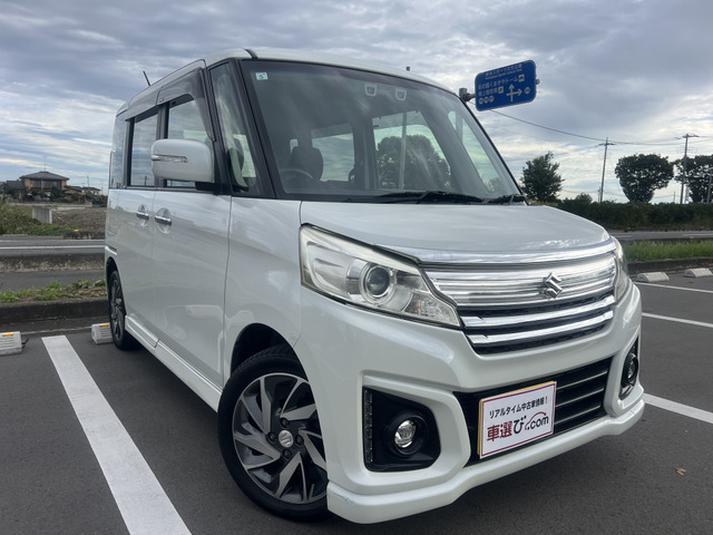 スペーシアカスタムXS デュアルカメラブレーキサポート 4WD両側パワースライドドア