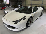 【中古車情報】フェラーリ 458スパイダー  EUモデル 走行距離7000km 極上車 の中古車詳細（走行距離：0.7万km、カラー：ホワイト、販売地域：福岡県柳川市西蒲池）