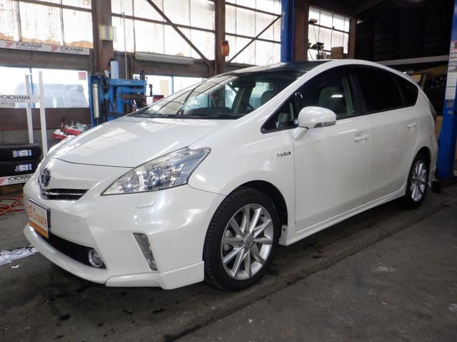 プリウスα1.8 G ツーリングセレクション・スカイライトパッケージ本州仕入 ナビ TV B/T クルコン