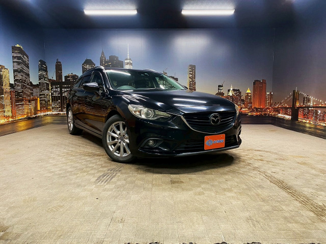 アテンザワゴン2.2 XD Lパッケージ黒本革 社外SDナビ バックカメラ