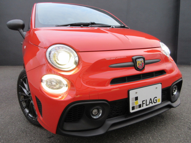 アバルト595F595ワンオーナー バックカメラ 前後ドラレコ