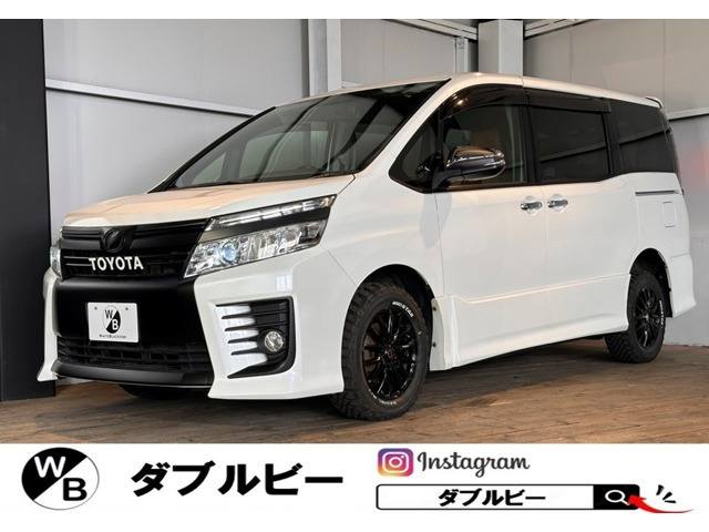 ヴォクシー2.0 ZS 煌 4WD新品アルミ ナビ ブラウンシート張替