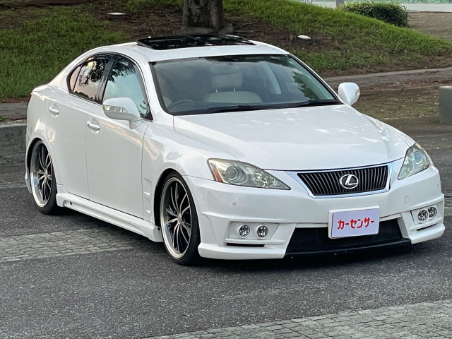 IS 250 エレガント ホワイトインテリア 特別仕様車 検2年サンルーフ フルエアロ