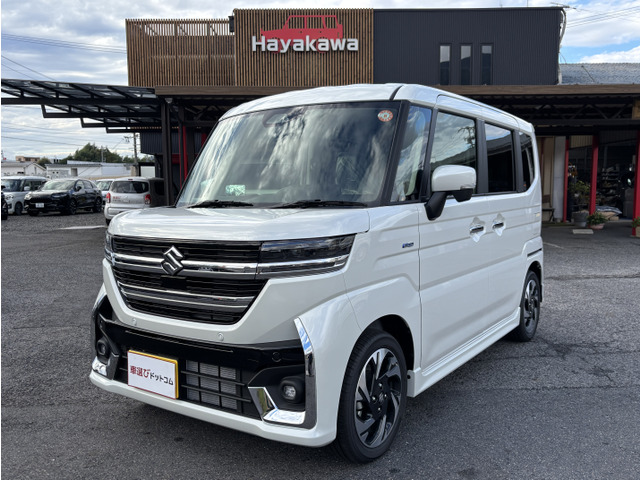 スペーシアカスタムハイブリッド(HYBRID)  XS届出済未使用車 両側電動スライドドア