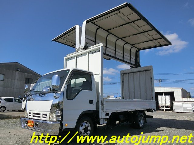 エルフ  3t ワイドロング 電動幌ウイング