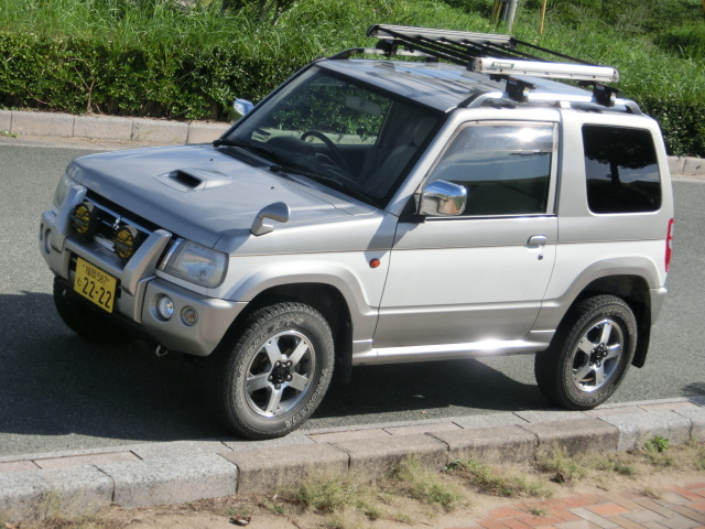 パジェロミニVR スペシャルカラー エディション 4WDリフトアップ ターボ 4WD AT交換