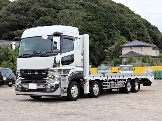 スーパーグレート  25t 重機運搬車 4軸低床 AT車