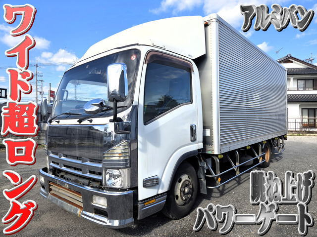 エルフ アルミバン ワイド超ロング アルミバン 跳上ゲート