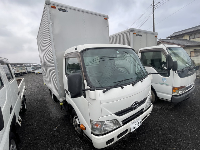 デュトロ4.0 セミロング 全低床 ハイルーフ ディーゼル車検代。荷台内寸)375/178/234