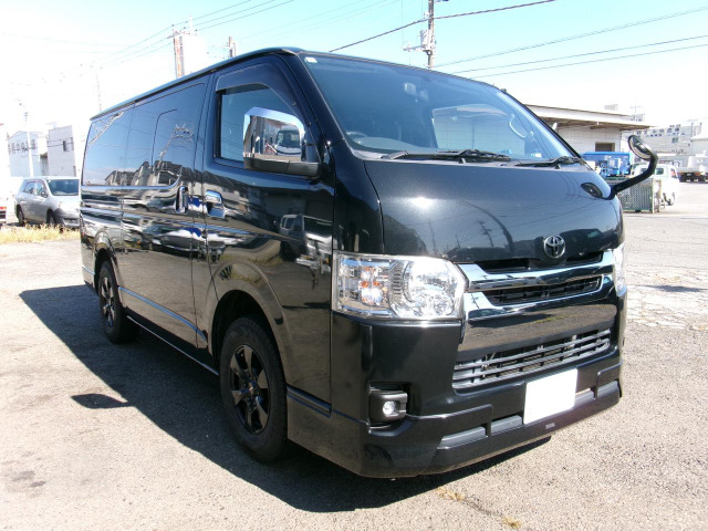 ハイエースバン3.0 スーパーGL ダークプライム ロング ディーゼル 4WD7型仕様 スタッドレスアルミ カスタム