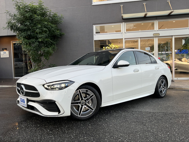 CクラスC200 アバンギャルド AMGライン (ISG搭載モデル)本革 サンルーフ リアアクスル