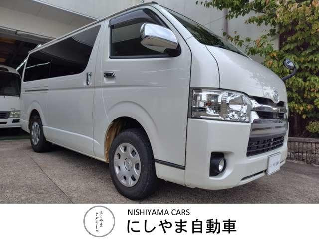 ハイエースバンロングスーパーGL バックカメラ ETC 4WD