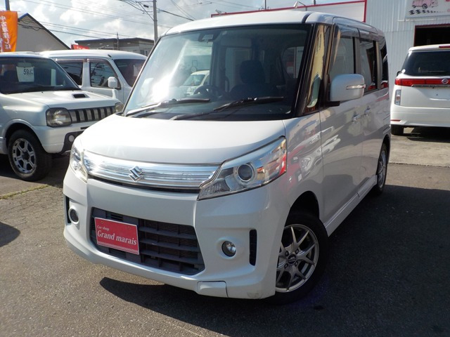 スペーシアカスタムXS スマートフォン連携ナビゲーション 4WD