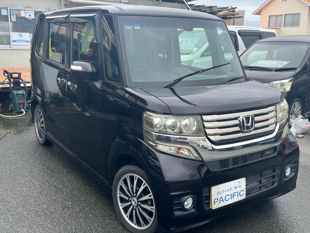 N-BOXカスタムG ターボ Aパッケージカーナビ リアカメラ エアコンクーラー