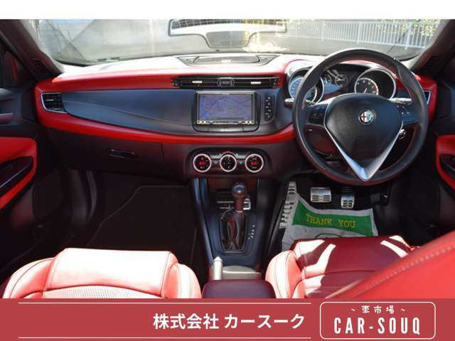 アルファロメオ ジュリエッタ スポルティーバ 赤革シート/フルセグナビ