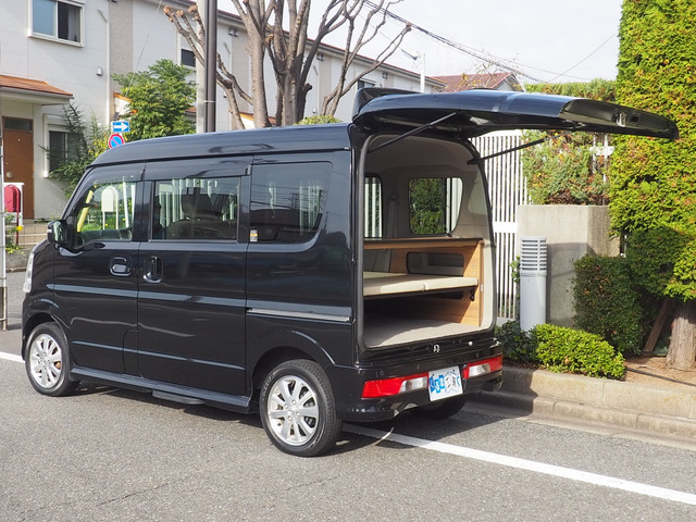 NV100クリッパーリオG ハイルーフ軽キャン 車中泊ベットキット付き