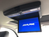 アルパイン後席大型フリップダウンモニター!