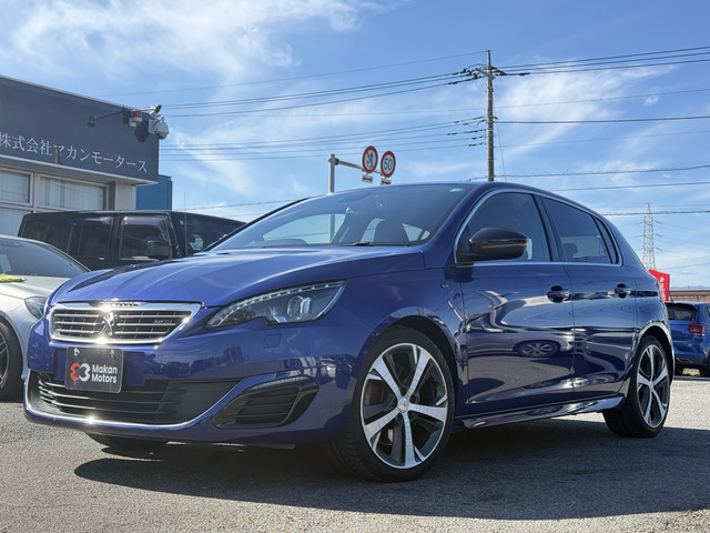 308GT ブルーHDi ディーゼル純正ナビ バックカメラ ETCドラレコ