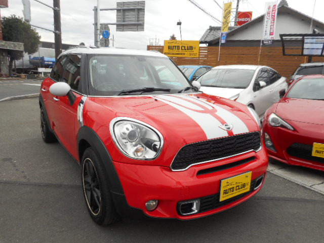 ミニクロスオーバー サンルーフ ハーフレザー クーパーS