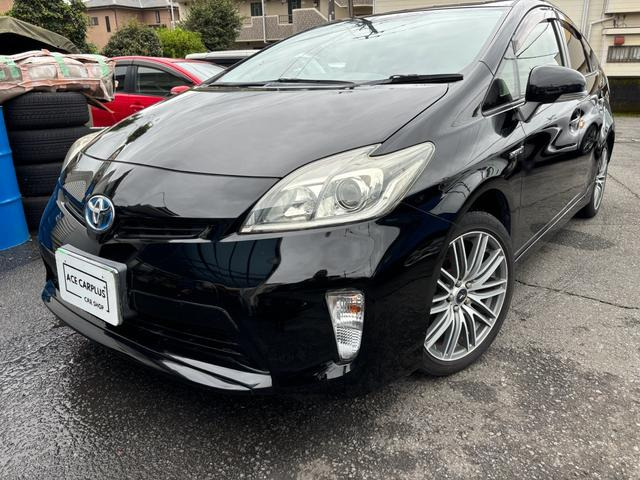 プリウス 1.8 S S 内外装清掃済み 室内除菌済み スチーム清掃 キーフリー プッシュス...